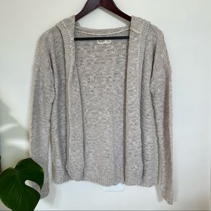 Hollister - super soft knit hooded cardigan